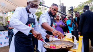Whitemoney Cooks With Sanwo-Olu At Lagos State Food Festival (Video)