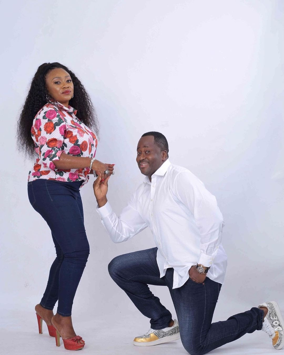 Actor Desmond Elliott and wife release new photos as they celebrate 18th wedding anniversary (photos)