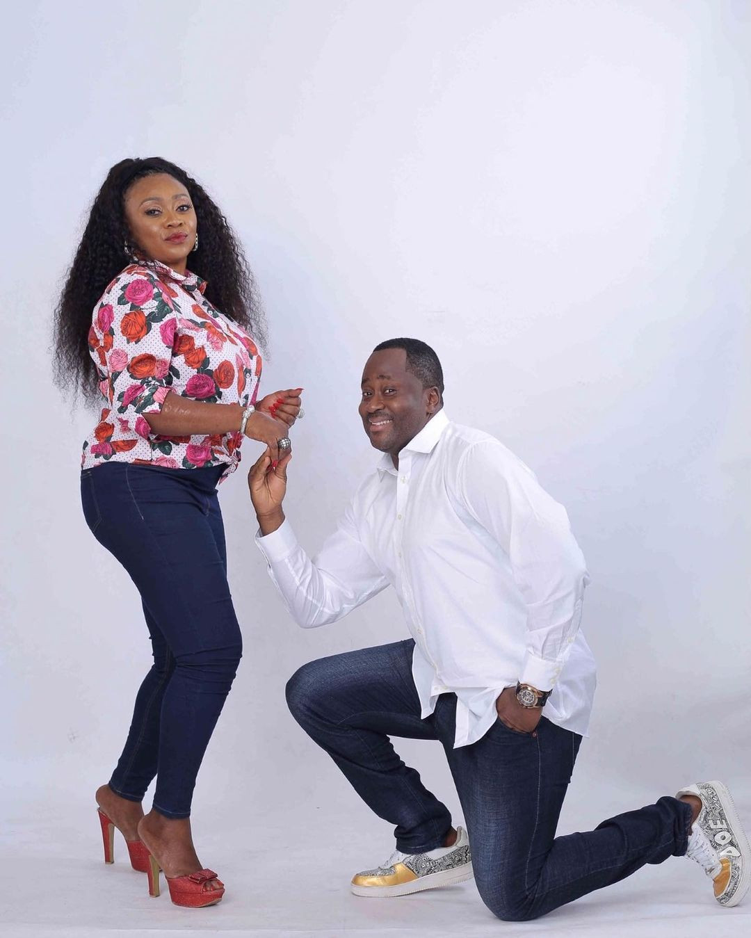 Actor Desmond Elliott and wife release new photos as they celebrate 18th wedding anniversary (photos)