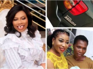 Lizzy Anjorin gift her first daughter a car for birthday