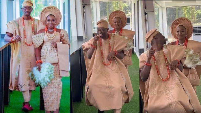 Actor Adedimeji Lateef finally ties the knot with wife, Actress Oyebade Adebimpe (Video)