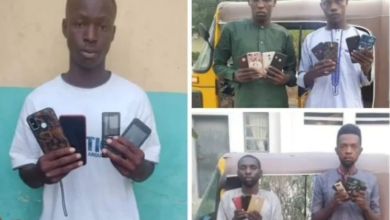 Kano police arrests suspects that specialized in mobile phone theft