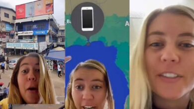 “Thank God no be 9ja” – Nigerians reaction as American lady finds her missing iPhone in Ghana [Video]
