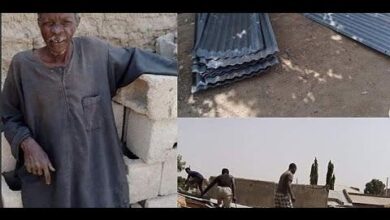 Man removes house roof to pay son’s ransom (Photos)