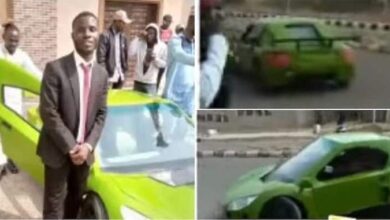 Nigerian student builds sports car as his final year project