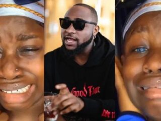 Diehard fan threatens to cry till eternity unless her demands from Davido are met (Video)