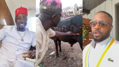 Obi Cubana gifts Tunde Ednut N5 million and six cows for his birthday
