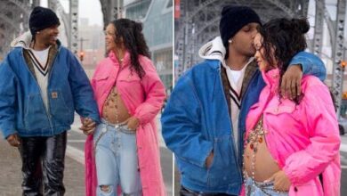 Rihanna is expecting her 1st child with boyfriend A$AP Rocky (Photos)