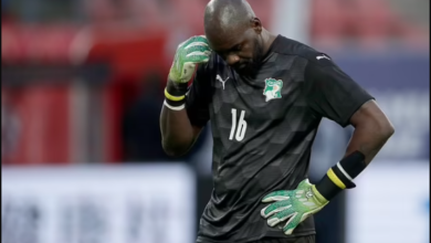 Ivory Coast goalkeeper banned for alleged doping