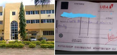 Mixed Reactions as Kogi State University awards N2000 to first-class graduates