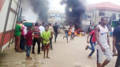Suspected ritualist disguising as mad man set ablaze