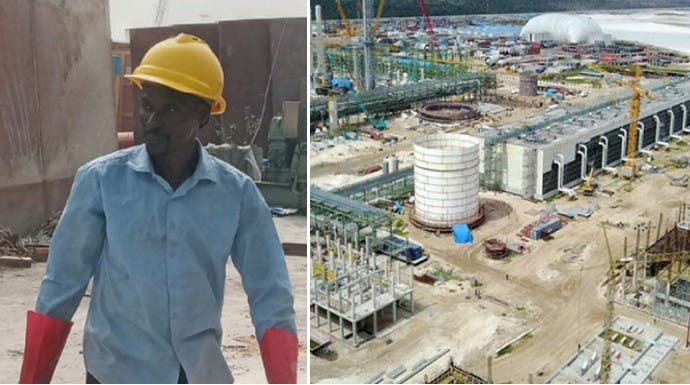 Man with two degrees and PhD now working as labourer at Dangote Refinery