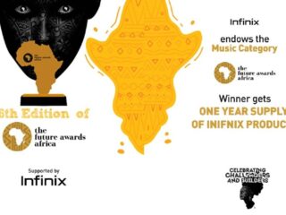 Infinix Sponsors Winner of the Music Category of The Future Awards Africa Prize 2022