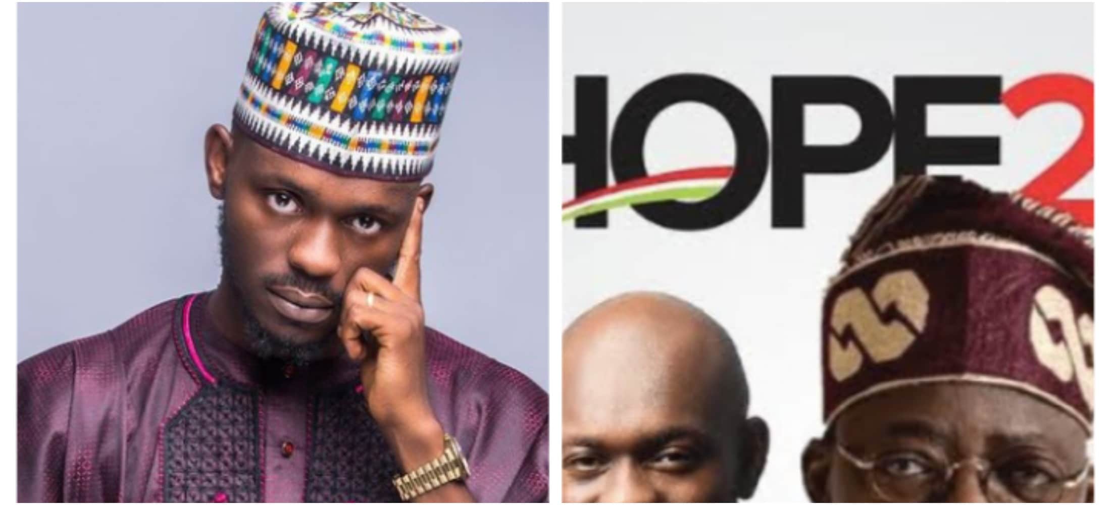 Mr Jollof warns followers criticizing him for endorsing Bola Tinubu for president - Kemi Filani News