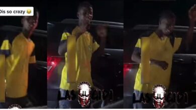 Fake beggar pretending to have one arm busted in Lagos traffic [Video]