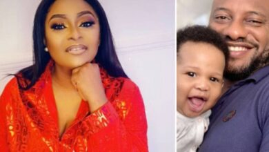 Victoria Inyama reacts to report Yul Edochie welcomed a child with his second wife