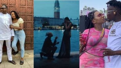 Femi Otedola reacts to Temi's engagement to Mr Eazi