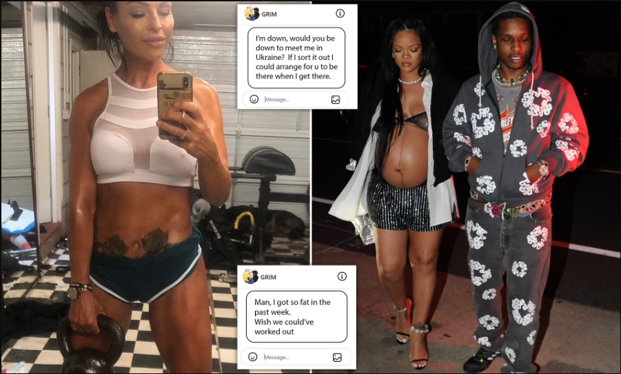 Mother-of-three claims Rihanna's fiancé A$AP Rocky has been 'secretly messaging her
