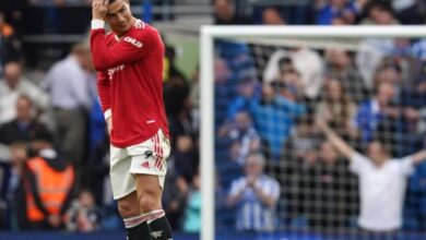 Ronaldo in laughs at Manchester United's defence in 4-0 loss