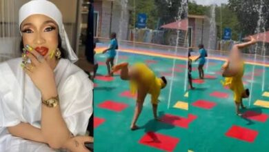 Tonto Dikeh reacts to backlash trailing footage of her controversial somersault