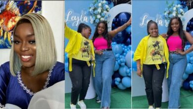 “I Birthed The Most Amazing Human Ever”  – Actress, Bisola Aiyeola Celebrates Daughter 13th on Birthday (Photos)