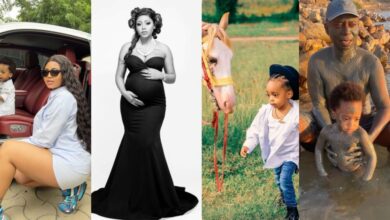 “My Husband Gets Very Excited Whenever He Sees Babies “- Regina Daniels Says, Shares Maternity Photos As She Welcomes 2nd Son (PHOTOS)