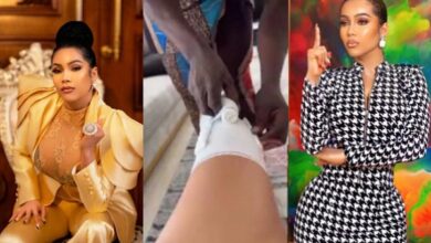 Bbnaija’s Maria Chike Visits Native Doctor As Medical Practitioners Fail To Treat Her Knee Dislocation (Video)