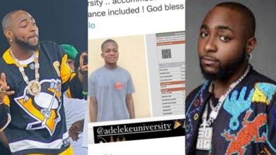 Davido Awards 5 Years Scholarship To Young Boy Who Had All A’s In WAEC