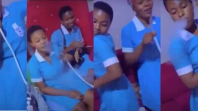 Female secondary school students suspended after being spotted in viral video smoking shisha in their school uniform