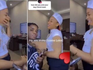 Lady recounts how she started dating her client after visiting him in Lekki