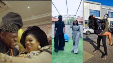 “One Year Down, Many To Go” - Toyin Lawani And Husband Celebrate First Wedding Anniversary With Romantic Video