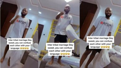 Video of Yoruba man and Igbo wife insulting each other in their languages