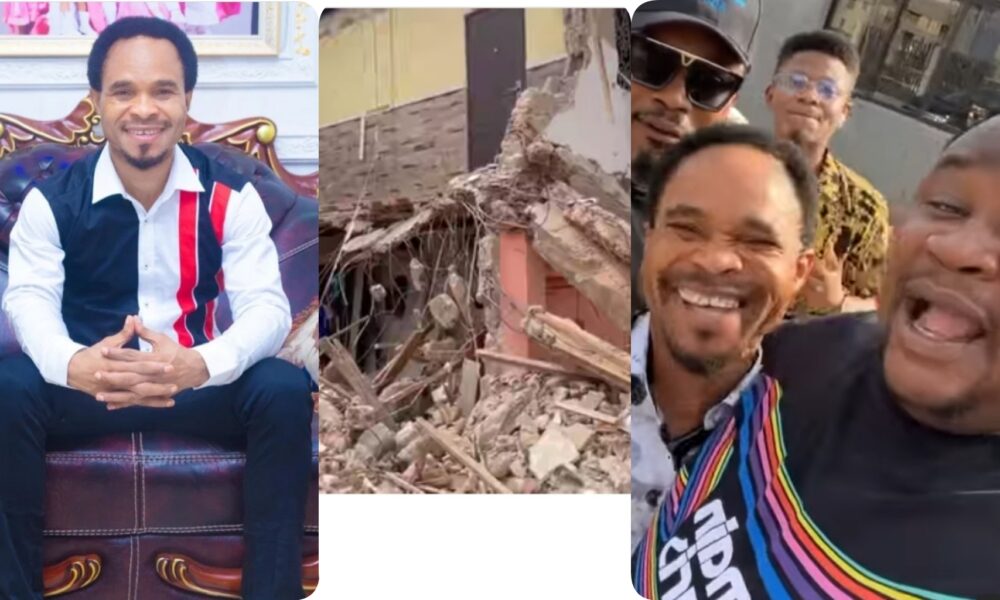 “Now They Will Feel The Wr@th Of Abidu Shaker”- Cubana Chiefpriest Vows As Government Demolishes Prophet Odumeje’s Building