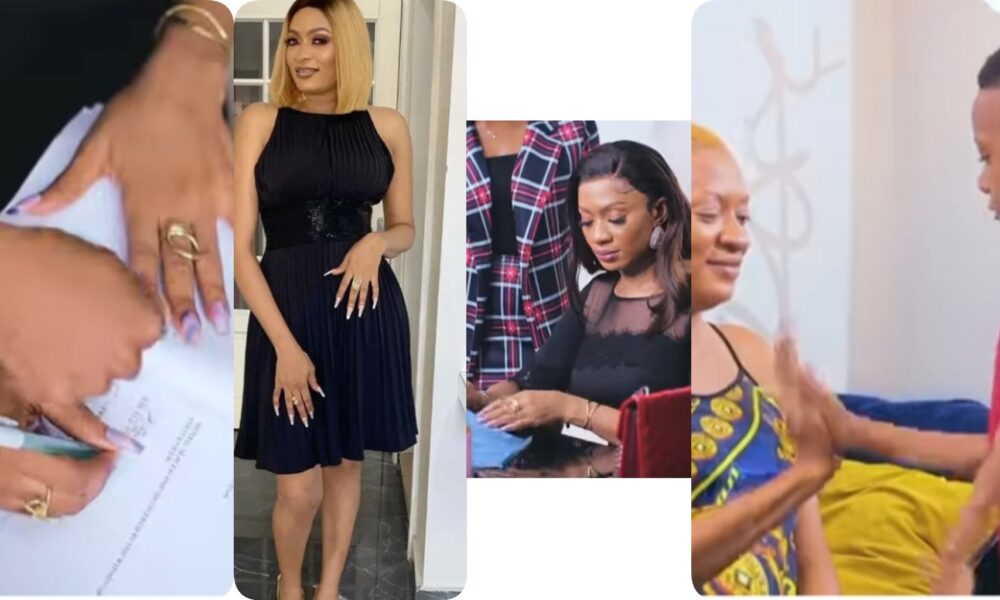 “The UNIVERSE will Continue To HONOUR you”- Actress Joyce Kalu Congratulates Yul Edochie’s First Wife, May As She Bags Another Multimillion Naira Brand Ambassadorial Deal (Photos/Videos)