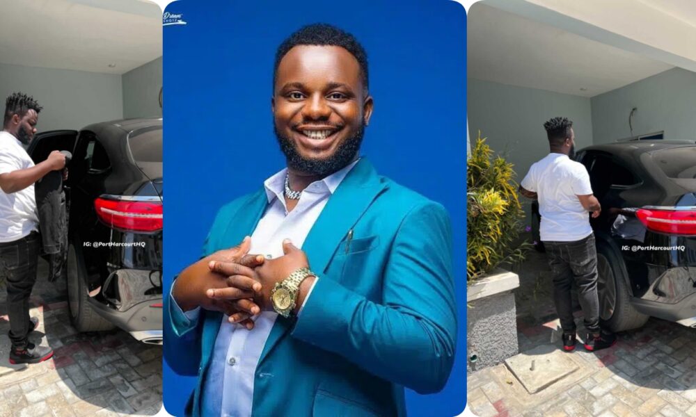 Skit Maker, Oga Sabinus Acquires A Mercedes Benz GLE SUV (Photos)