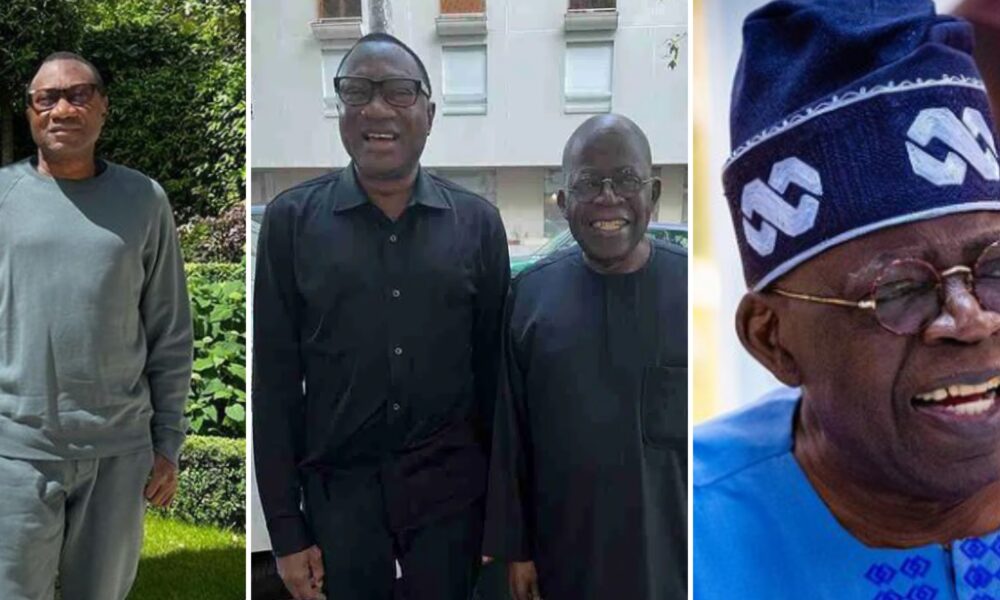 Reactions As Billionaire Femi Otedola Shows Support For His Presidential Candidate