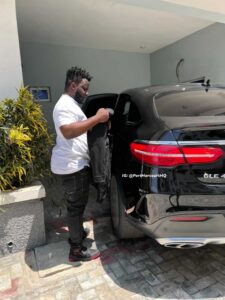 Skit Maker, Oga Sabinus Acquires A Mercedes Benz GLE SUV (Photos)