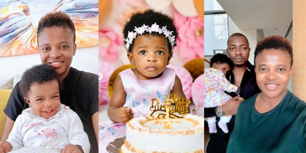 “The Beautiful & Adorable Cutie That Completely Completes My Life All Round” – Angela Nwosu Celebrates Daughter On Her First Birthday (Photos)