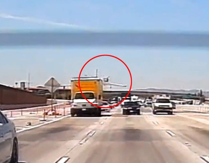 Video of plane crash landing on California Highway