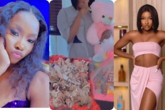 Fans Surprises Bbnaija Evicted Housemate, Ilebaye With Cash, Teddy Bear & Other Gifts (VIDEO/Photo)