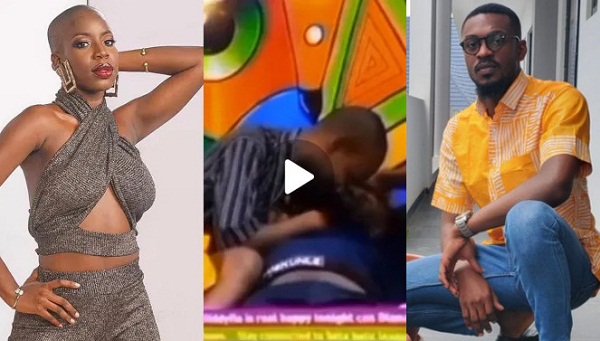 “These housemates are too h0rnyfied” — Reactions As Allysyn And Adekunle Shares First K!ss (Video)