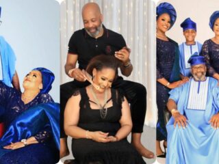 “If I know what love is, it is because of you” Actor Yemi Solade tell wife, Hannah as they celebrate 16th wedding anniversary (Photos)