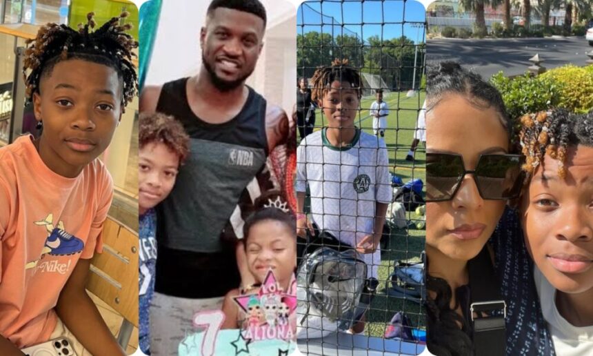 ‘You’re a huge blessing and special gift from God Almighty’ – Peter Okoye & Wife, Lola celebrates son’s 14th birthday (Photos)