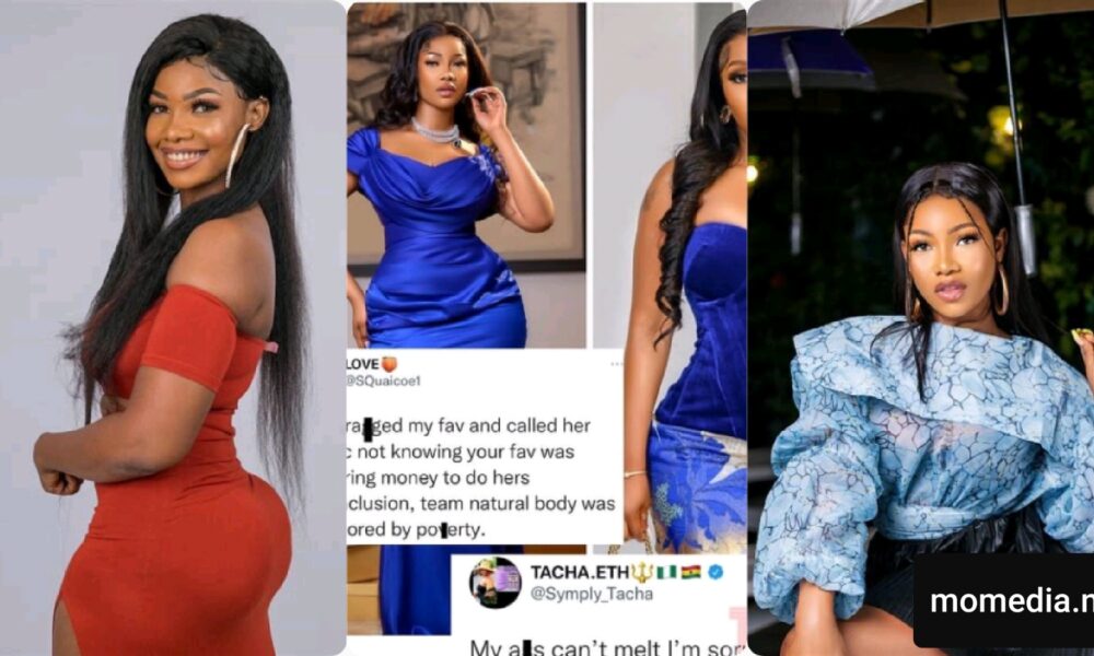 Bbnaija Tacha Reacts To Allegations That Her “Natural Body” Is Sponsored By Pov£rty