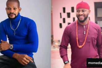 “One man, One Wife” – Uche Maduagwu Dr@gs Yul Edochie For Bl@sting Him Over Marriage Advice (Video)