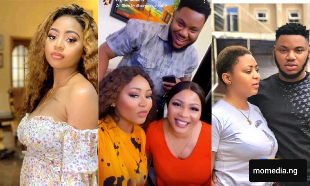 Regina Daniels Links Up With Former Lover Somadina Adinma On Set