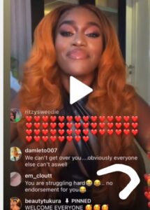 "You're Struggl!ng, No Endorsement Deal Till Now"- Tr0lls Storm Beauty's 1st Live Appearance After Disqualification From Bbnaija (VIDEO)