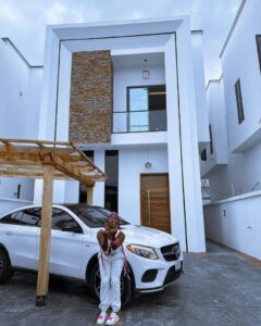 "Jokes Turned Into Reality", Influencer, Papaya Writes As She Acquires Multi Million Naira Mansion (Photos)