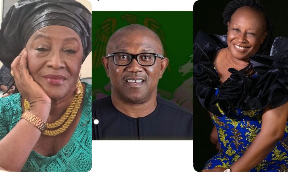 “Na Correct Woman You Be “, Reactions As Patience Ozokwor Endorses And Drums Support For Peter Obi