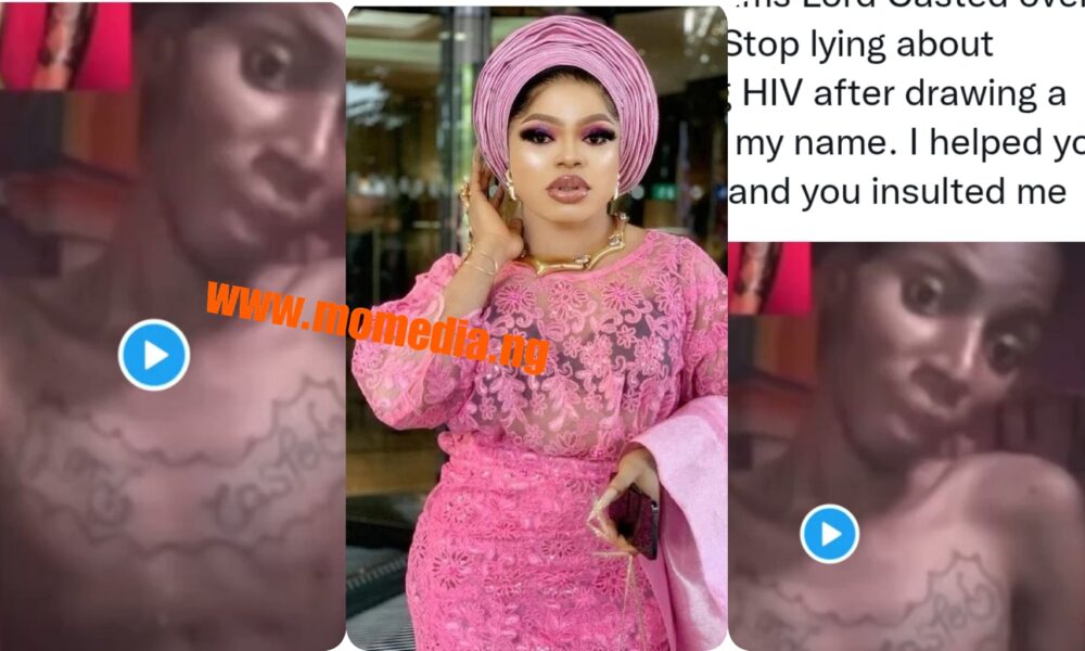 Cross Dresser , Bobrisky Reacts After Being Called Out For H!V Infection (Details)